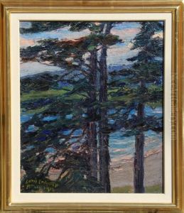 Untitled (forest Landscape) by Lovis (Franz Heinrich Louis) Corinth