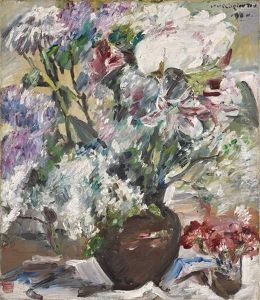 Amaryllis, Flieder Und Anemonen by Lovis (Franz Heinrich Louis) Corinth