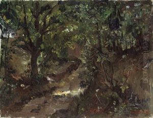 Waldweg by Lovis (Franz Heinrich Louis) Corinth