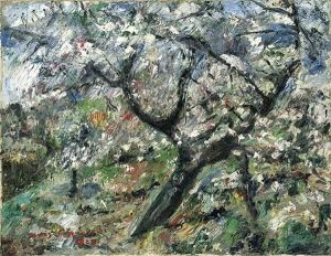 Bluhender Apfelbaum (apple Tree In Blossom) by Lovis (Franz Heinrich Louis) Corinth