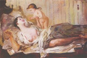 Badinage, Seconde Version by Lovis (Franz Heinrich Louis) Corinth