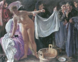 Die Hexen by Lovis (Franz Heinrich Louis) Corinth