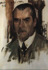 Portrat Des Malers Fricke, Eines Freundes Des Kunstlers