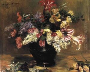 Amaryllis, Flieder Und Tulpen Amaryllis, Flieder Und Tulpen