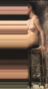 Sitzender Akt by Lovis (Franz Heinrich Louis) Corinth