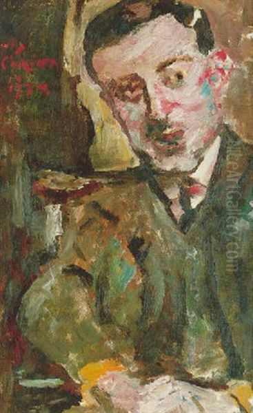 Portrat Dr. Arthur Rosin Im Stuhl - view 1