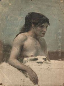 Etude De Femme by Fernand Cormon