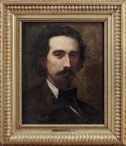 Autoportrait Presume De L'artiste S by Fernand Cormon