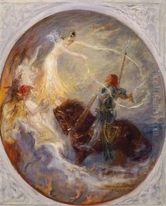 Der Traum Des Ritters by Fernand Cormon