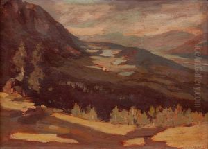 Tiroler Landschaft by Max Angerer
