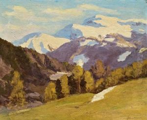 Berglandschaft by Max Angerer