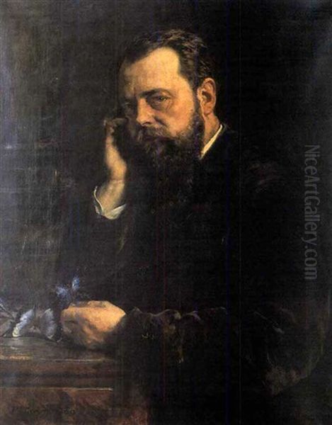 Portrait D'homme Aux Papillons - view 1