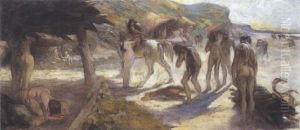 Le Retour De La Chasse by Fernand Cormon