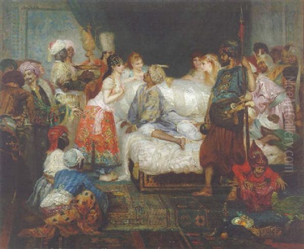 Le Harem, Scene Des Mille Et Une Nuits - view 1