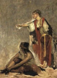 Study Of Oriental Women by Fernand Cormon