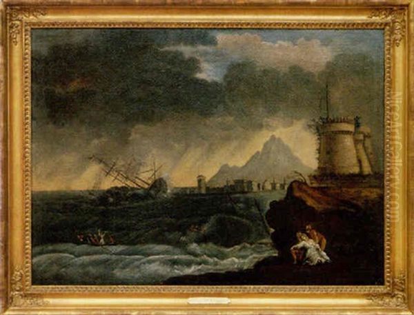 Storm In The Gulf Of Naples - view 1