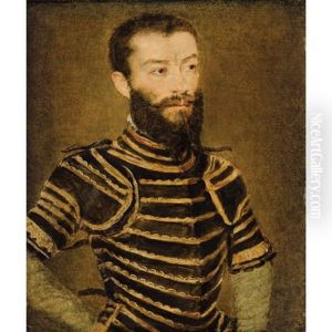 Portrait D'un Homme En Armure by  Corneille de Lyon