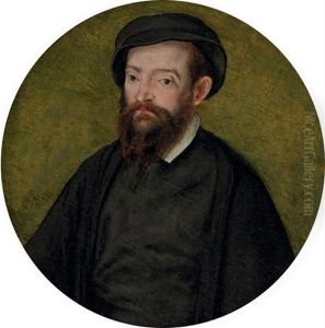 Portrait Of A Gentleman Wearing A Black Cap Portrait Of A Gentleman Wearing A Black Cap