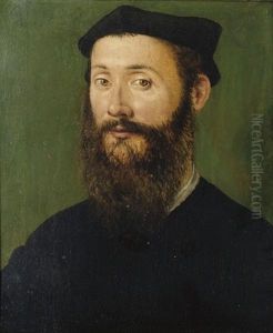 Portrait D'homme En Buste Portrait D'homme En Buste