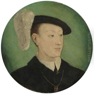 Portrait Of A Young Man Wearing A Black Coat And A Feathered Hat (francois, Dauphin Of France?) Portrait Of A Young Man Wearing A Black Coat And A Feathered Hat (francois, Dauphin Of France?)