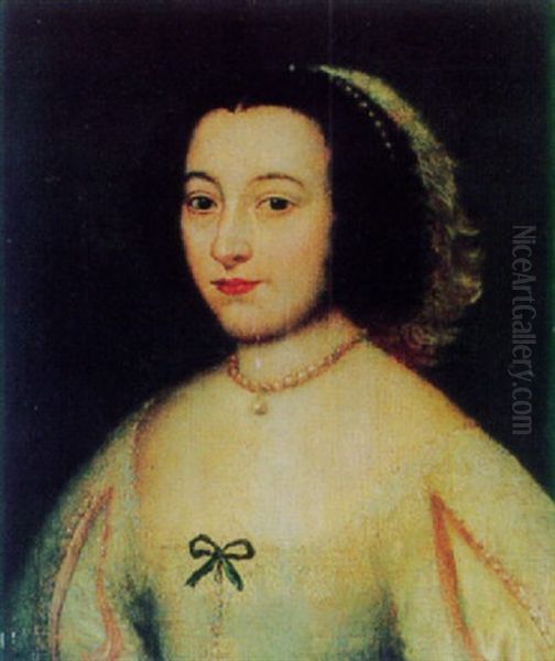 Bildnis Einer Dame Mit Perlenkette - view 1