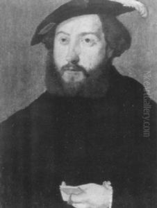 Portrait Of A Gentleman, Small Length, In A Black Coat And Cap, Holding A Letter Portrait Of A Gentleman, Small Length, In A Black Coat And Cap, Holding A Letter