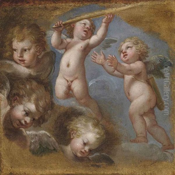 Studies Of Putti - view 1