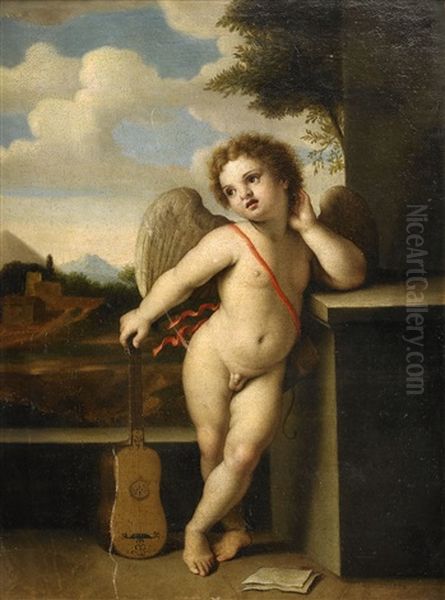 Putti I Antikiserande Landskap - view 1