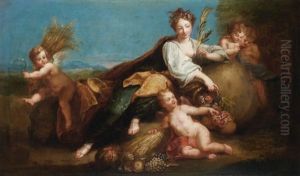 Ceres Ou Allegorie De L'ete by Michel Corneille the Younger