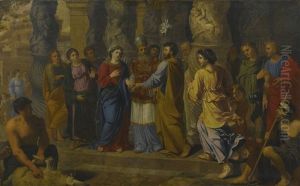 Marriage Of The Virgin by Michel Corneille