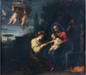 Sainte Famille Dans Un Paysage Sainte Famille Dans Un Paysage