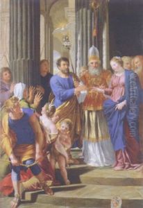 The Marriage Of The Virgin by Michel Corneille