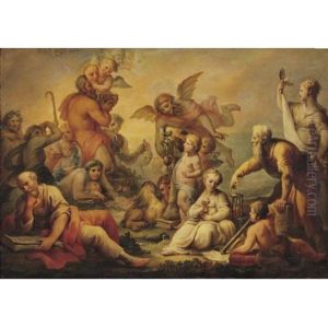 Allegory Of Virtue And Vice by Francesco Corneliano