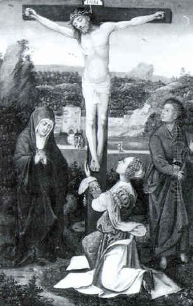 Marie Madeleine, La Vierge Et Saint Jean Au Pied De La Croix - view 1