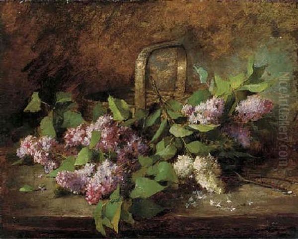 Lilacs In A Basket - view 1