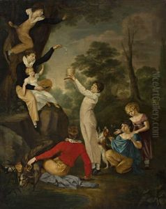 Retrato De La Familia Del Baron Graingersche by Peter von Cornelius