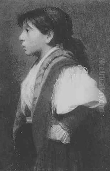Portrait Of A Gypsy Girl - view 1