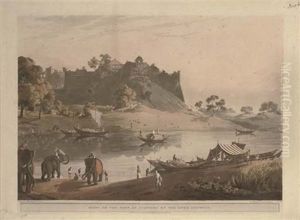 The Governor-general's Budgerow On The Approach To Colna, Bengal (+ 2 Others; 3 Works) The Governor-general's Budgerow On The Approach To Colna, Bengal (+ 2 Others; 3 Works)