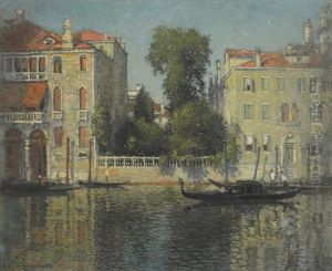 Venice Scene by Paul Cornoyer