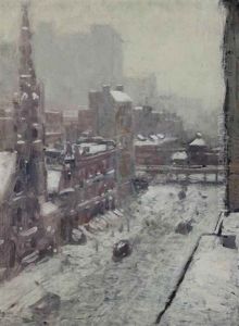 Winter In The City by Paul Cornoyer