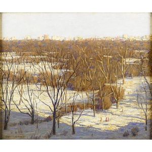Central Park Winter by Paul Cornoyer