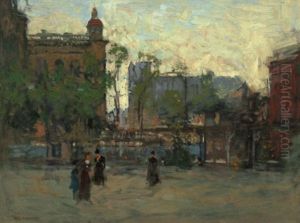 Early Evening, Empire Park, New York by Paul Cornoyer