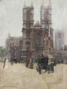 Westminster Abbey by Paul Cornoyer