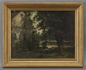 Country Home by Paul Cornoyer