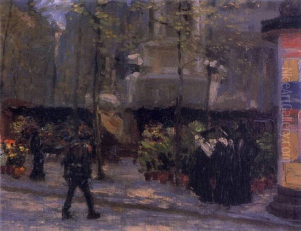 Flower Market, San Sulspice - view 1