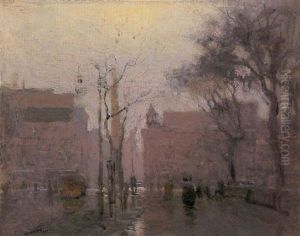 Rainy Day, New York by Paul Cornoyer