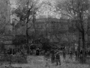 Fifth Avenue Hotel by Paul Cornoyer