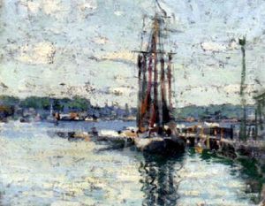 A Corner Of Gloucester Harbor by Paul Cornoyer