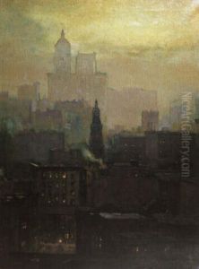 Twilight Skyline, New York City
