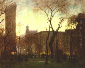 Flatiron Building by Paul Cornoyer